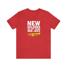 Load image into Gallery viewer, CRIME AND JAZZ T SHIRT