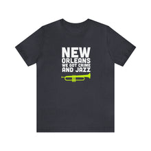 Load image into Gallery viewer, CRIME AND JAZZ T SHIRT