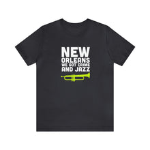 Load image into Gallery viewer, CRIME AND JAZZ T SHIRT