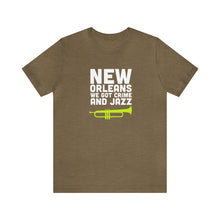 Load image into Gallery viewer, CRIME AND JAZZ T SHIRT