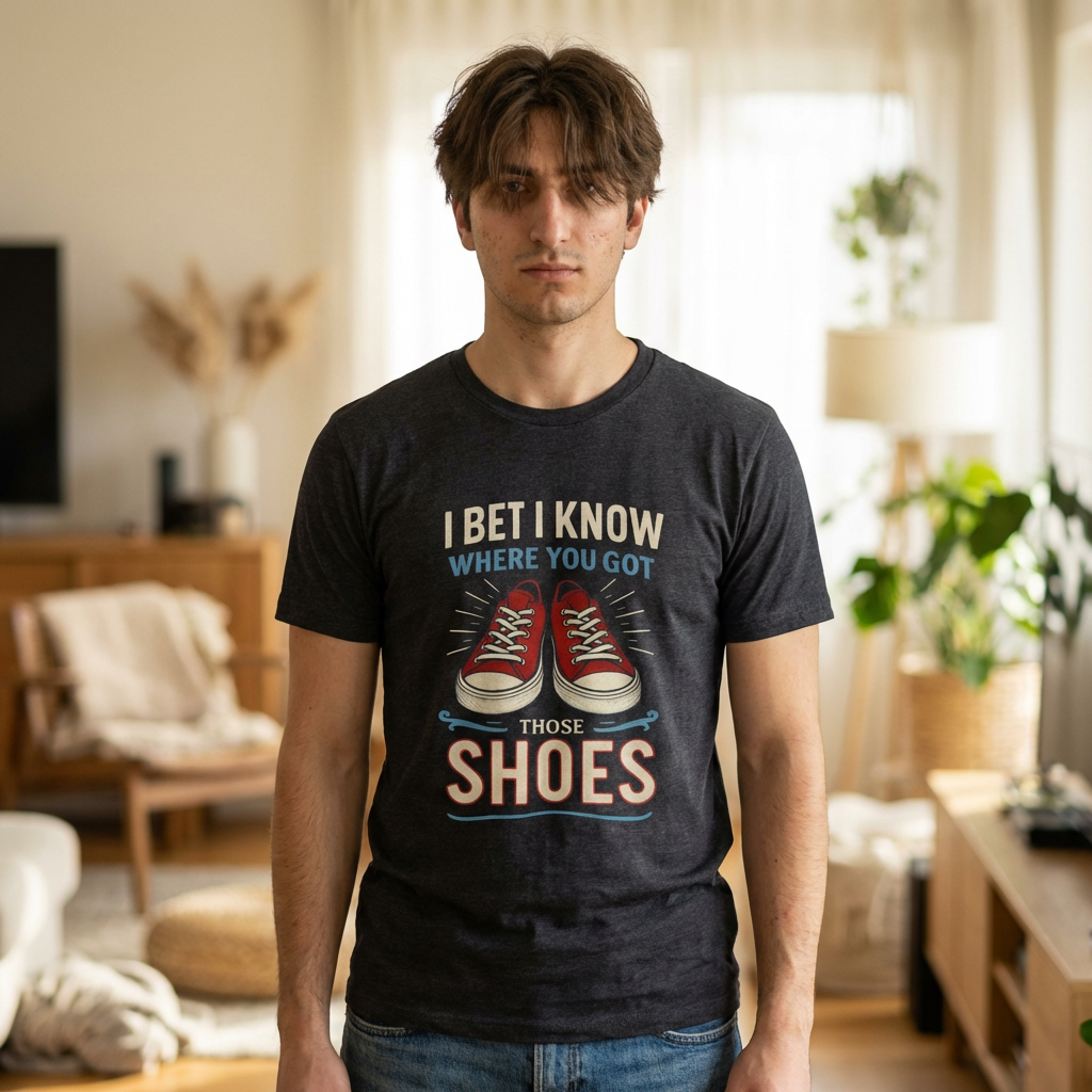 I BET I KNOW WHERE YOU GOT YOUR SHOES