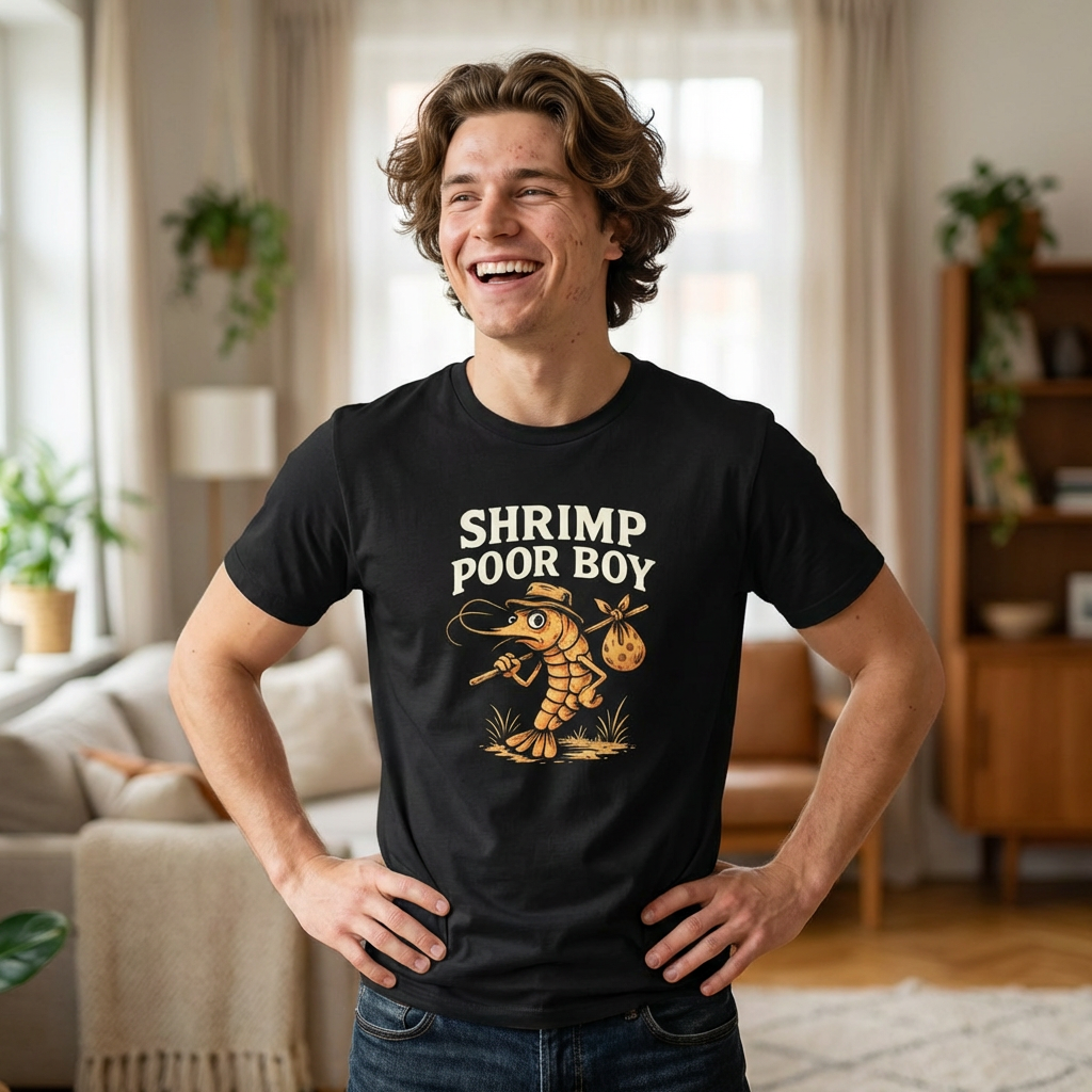 SHRIMP POOR BOY T-SHIRT