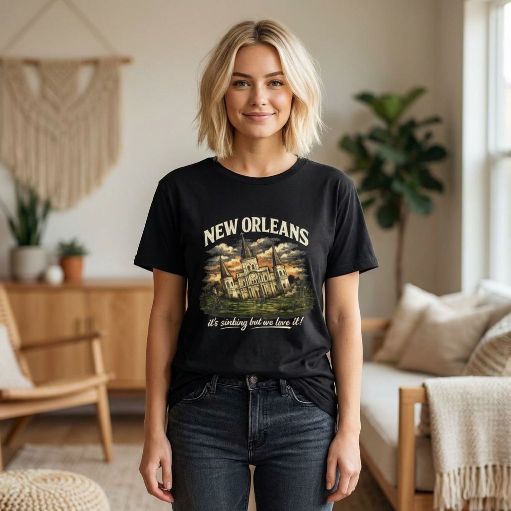 NEW ORLEANS SINKING T SHIRT