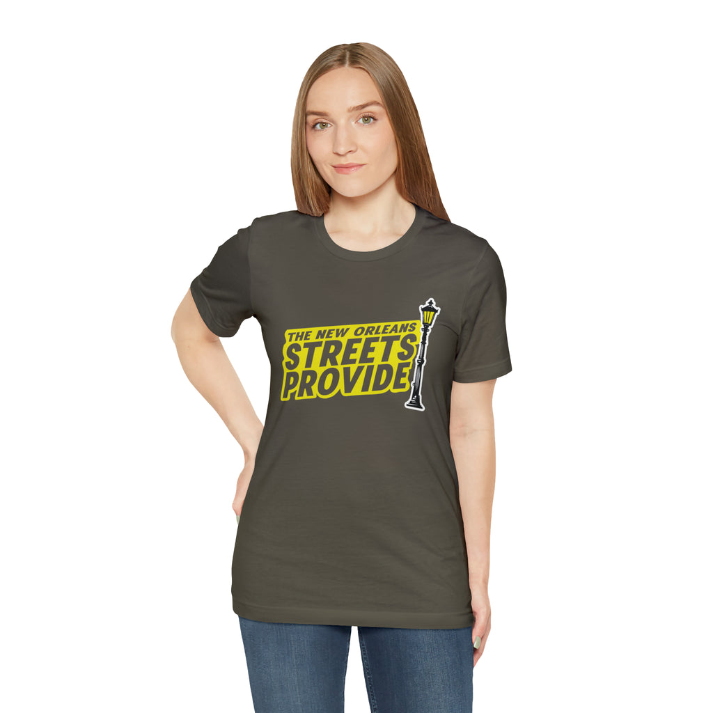 STREETS PROVIDE T SHIRT