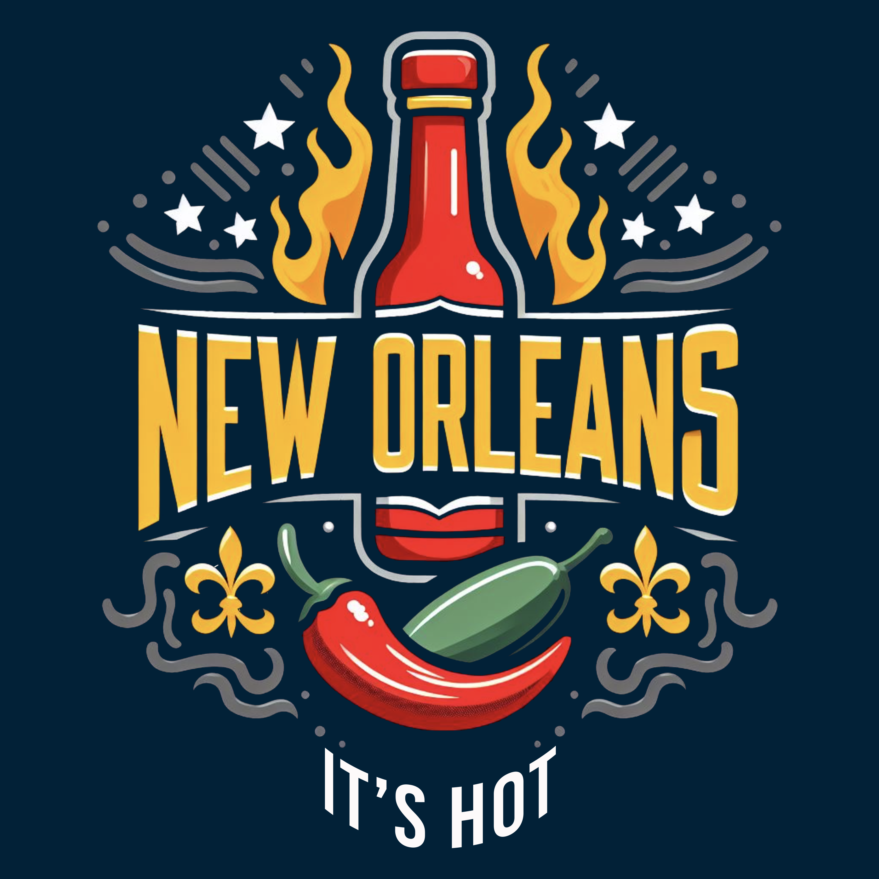 NEW ORLEANS HOT T SHIRT