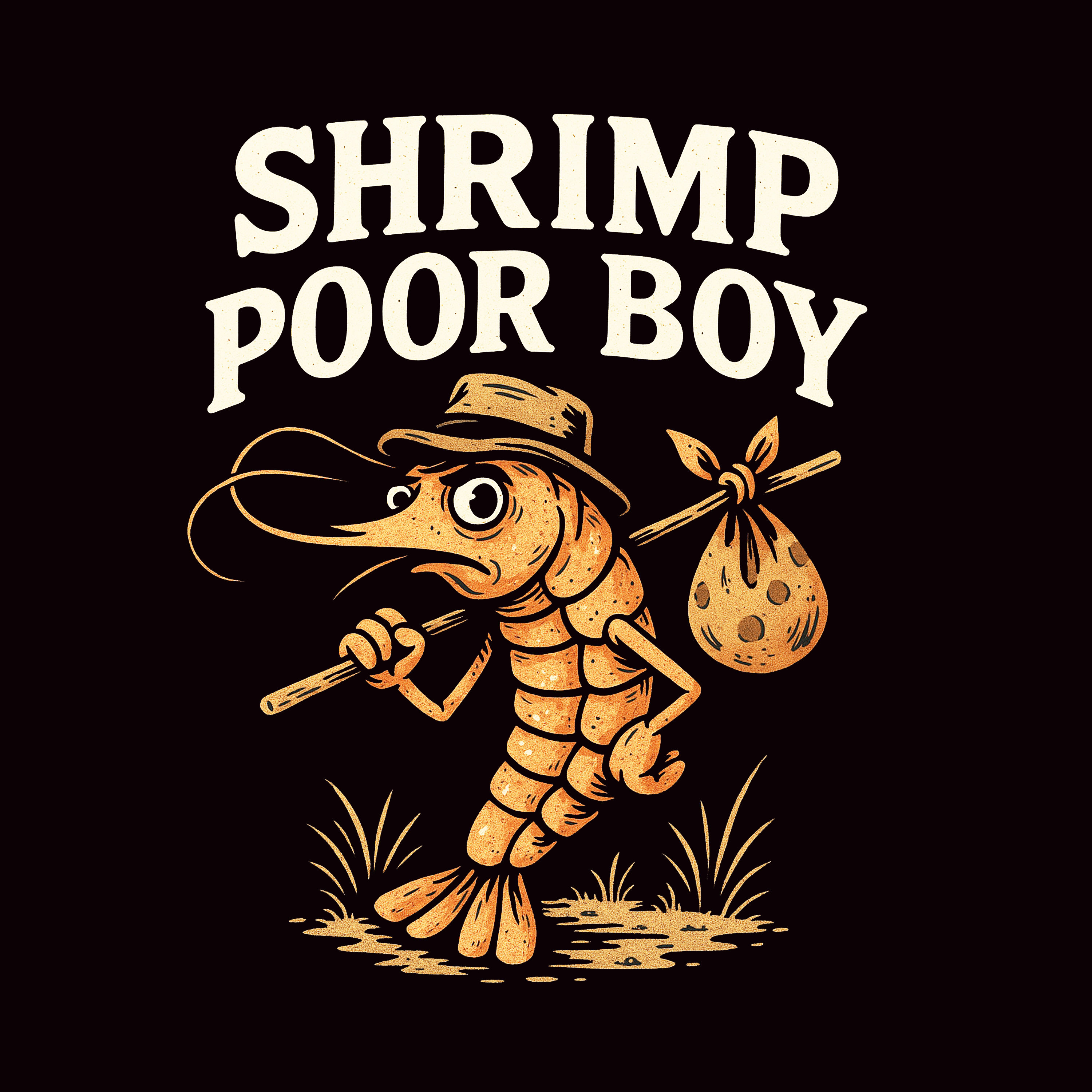 SHRIMP POOR BOY T-SHIRT